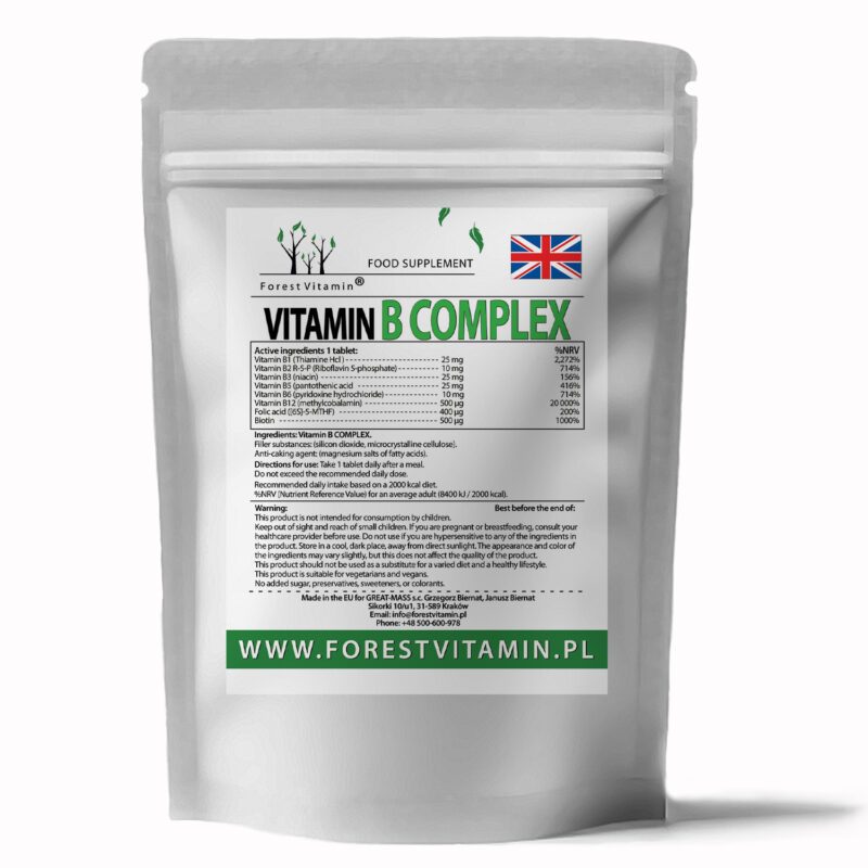 Forest Vitamin® Witaminy B Complex - Tabletki - obrazek 3