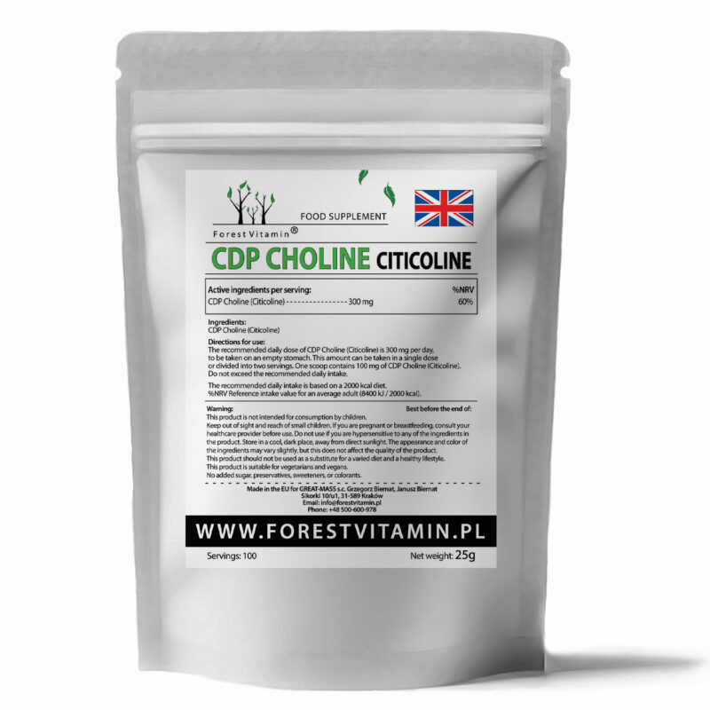 Forest Vitamin® CDP Choline Citicoline - 25g Powder - Image 3