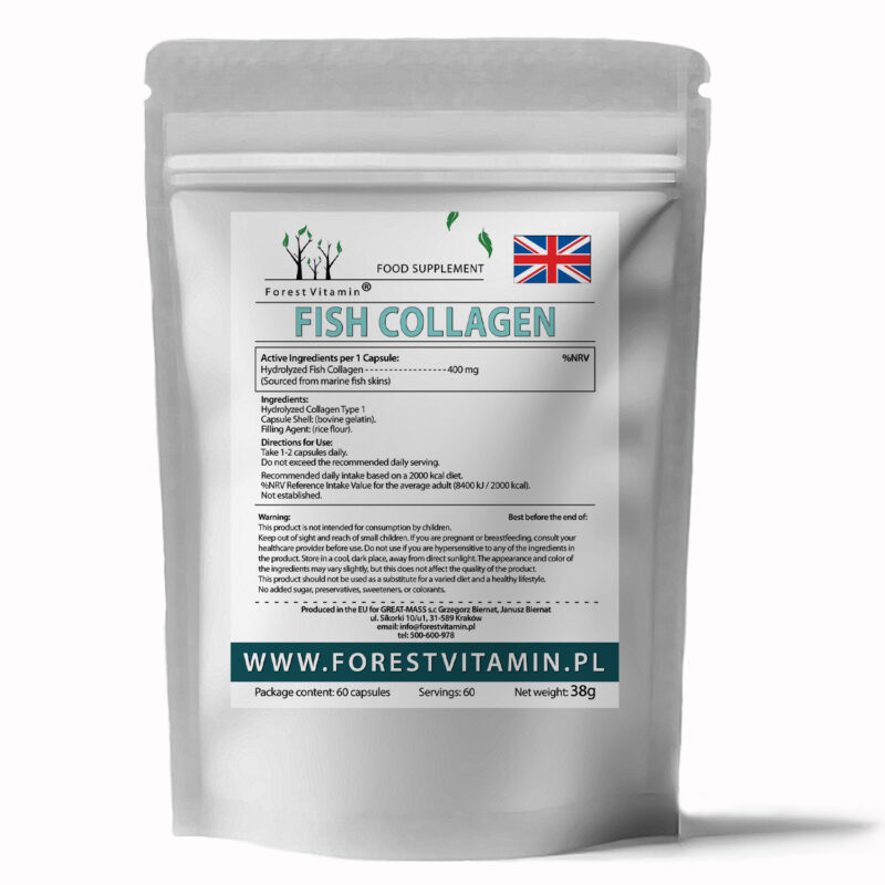 Forest Vitamin® - Fish Collagen 400 mg - 60 Capsules - Image 3