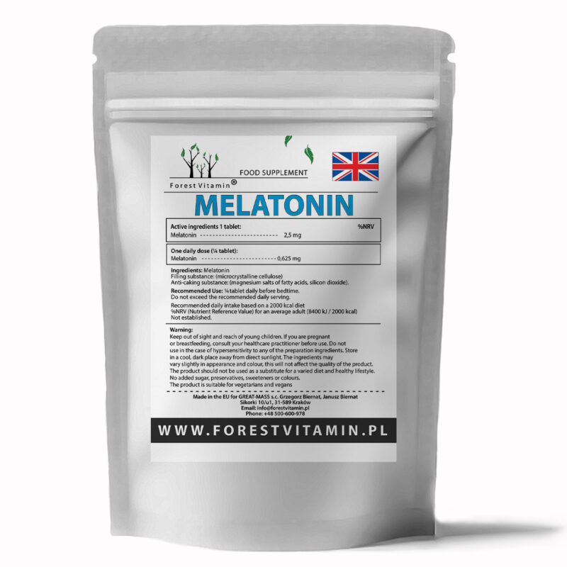 Forest Vitamin® Melatonina 2,5 mg - Tabletki - obrazek 3