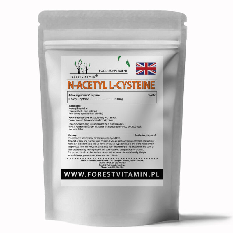 Forest Vitamin® NAC 600 mg - Kapsułki - obrazek 4