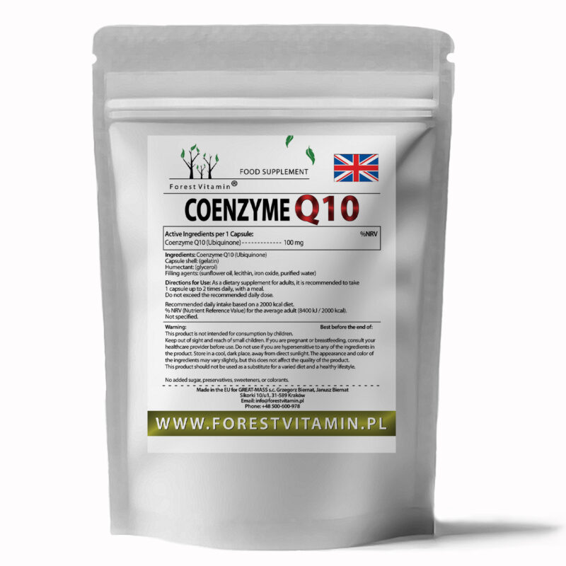 Forest Vitamin® Coenzyme Q10 100 mg - Softgel Capsules - Image 3