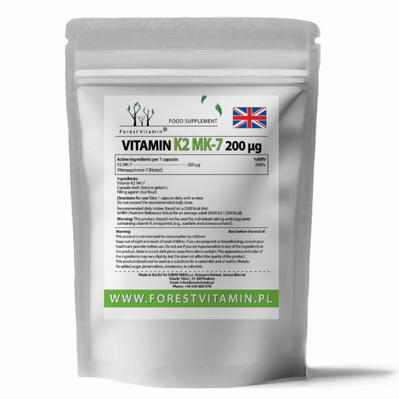 Forest Vitamin® Vitamin K2MK-7 200 µg - Capsules - Image 3
