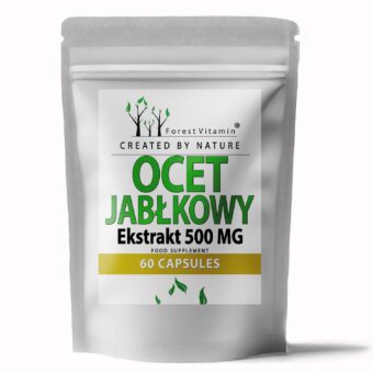 Forest Vitamin® Ocet Jabłkowy Ekstrakt 500 mg - 60 Kapsułek