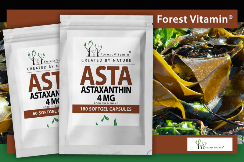Forest Vitamin® Astaxanthin Natural 4 mg - Softgel Capsules - Image 5