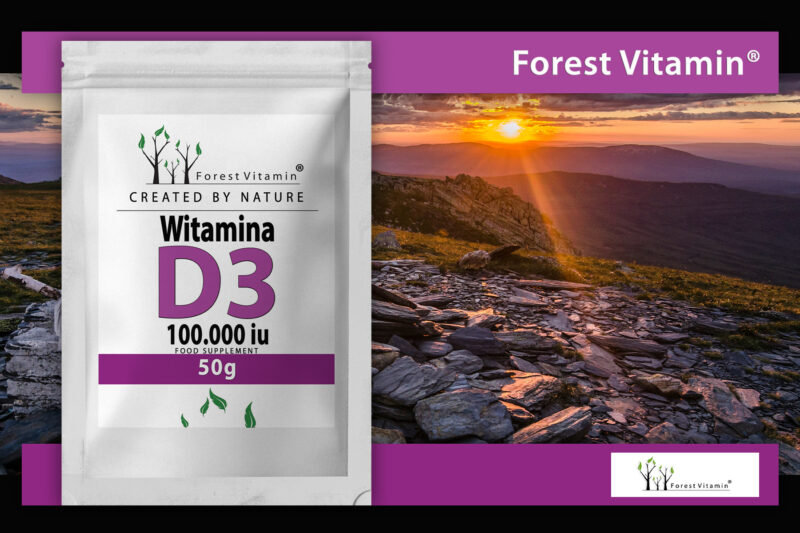 Forest Vitamin® D3 100.000 iu 50g - Proszek - obrazek 6