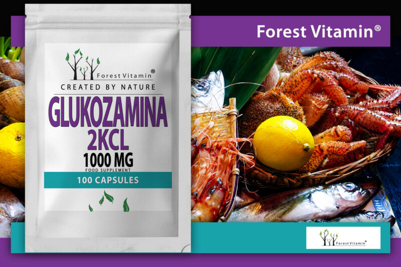 Forest Vitamin® Glukozamina 2KCL 1000 mg - 100 Kapsułek - obrazek 6