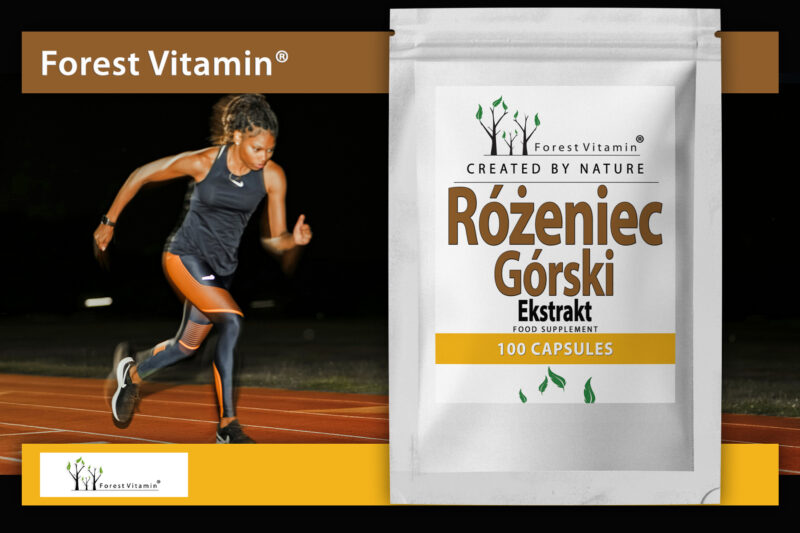 Forest Vitamin® Różeniec Górski Ekstrakt 100 mg - 100 Kapsułek - obrazek 6