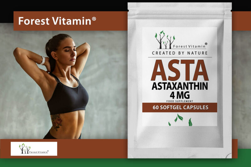 Forest Vitamin® Astaxanthin Natural 4 mg - Softgel Capsules - Image 7