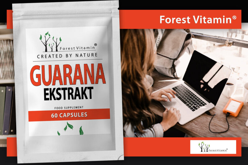 Forest Vitamin® Guarana Extract 525 mg - 60 Capsules - Image 8