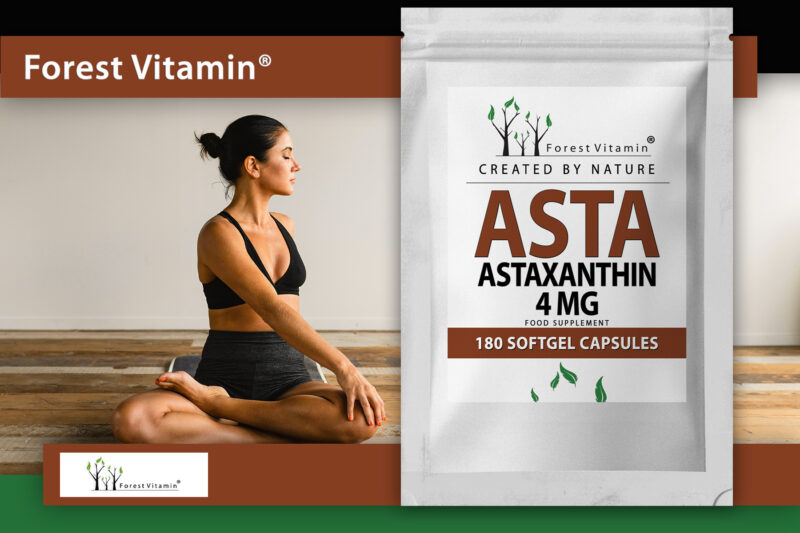 Forest Vitamin® Astaxanthin Natural 4 mg - Softgel Capsules - Image 9