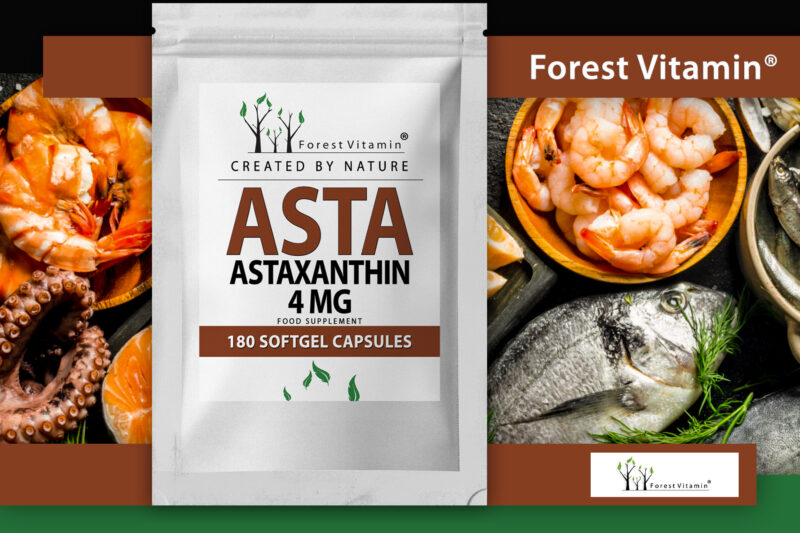 Forest Vitamin® Astaxanthin Natural 4 mg - Softgel Capsules - Image 8