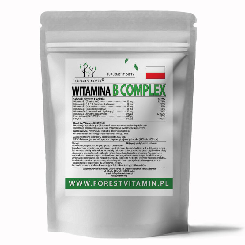 Forest Vitamin® Witaminy B Complex - Tabletki - obrazek 2