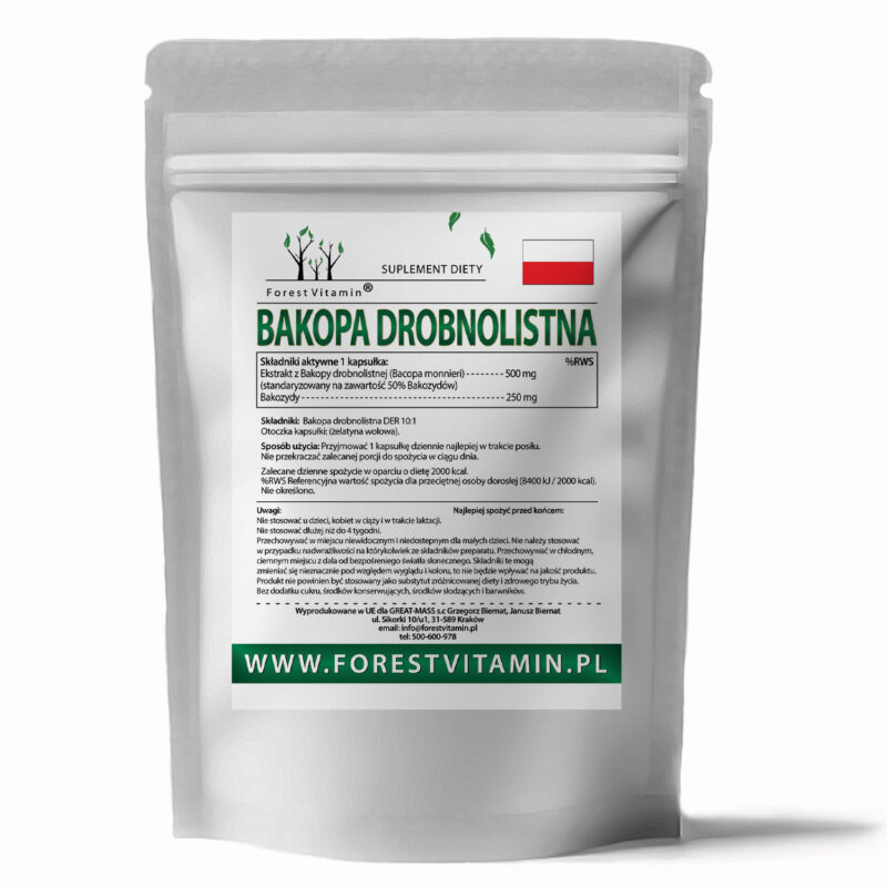 Forest Vitamin® Bacopa Monnieri Extract 500 mg - Capsules - Image 2