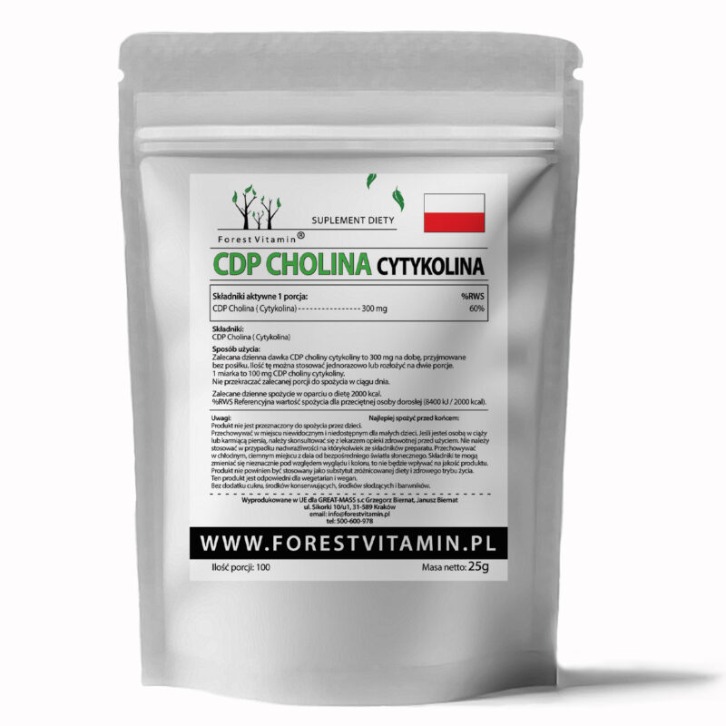 Forest Vitamin® CDP Choline Citicoline - 25g Powder - Image 2