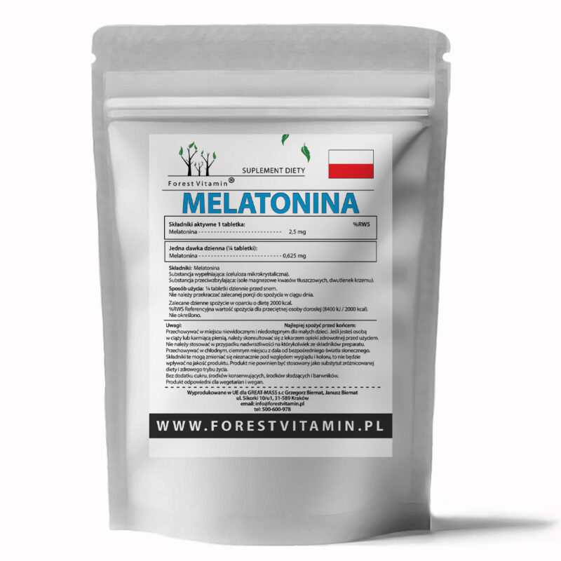 Forest Vitamin® Melatonina 2,5 mg - Tabletki - obrazek 2