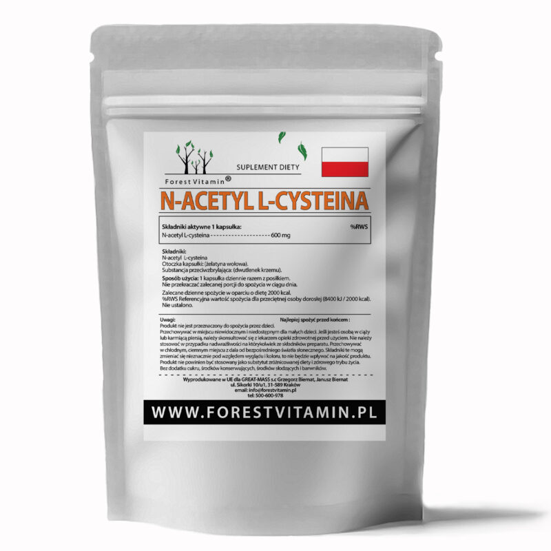 Forest Vitamin® NAC 600 mg - Kapsułki - obrazek 3