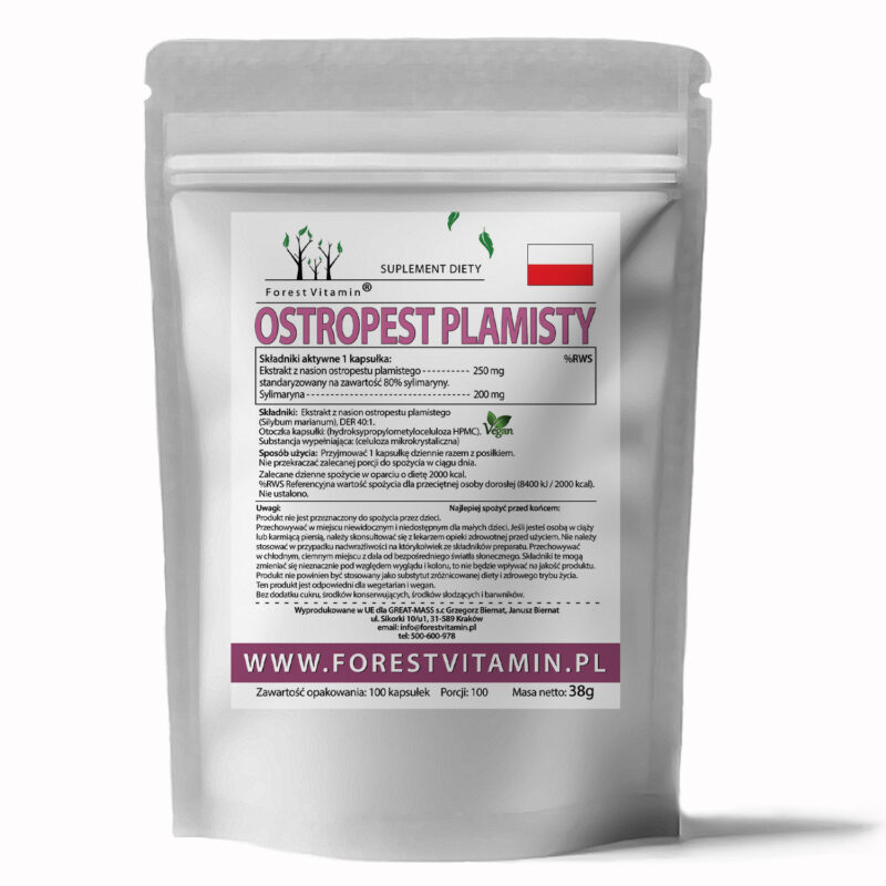 Forest Vitamin® Milk Thistle Exstract - 100 Capsules - Image 2