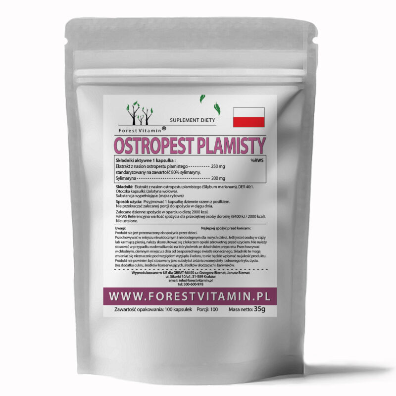 Forest Vitamin® Milk Thistle Exstract - 100 Capsules - Image 2