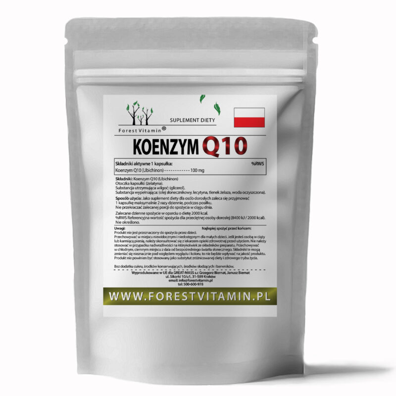 Forest Vitamin® Coenzyme Q10 100 mg - Softgel Capsules - Image 2