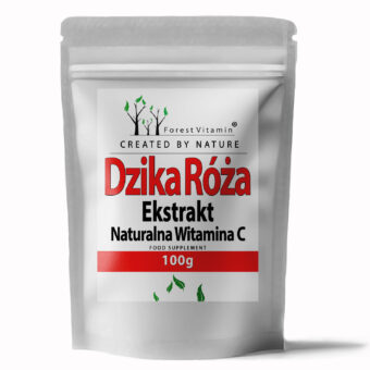 Forest Vitamin® Dzika Róża Ekstrakt - Naturalna Witamina C - Proszek