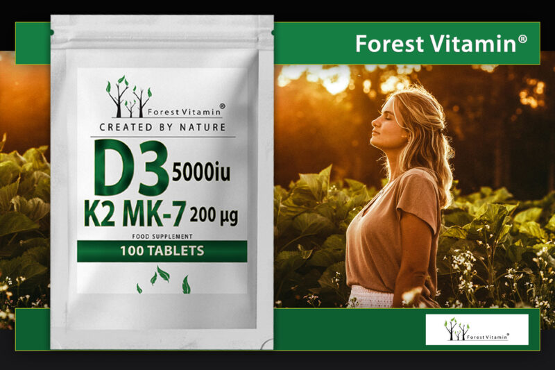 Forest Vitamin® Vitamin D3 5000 iu K2 MK-7 200 µg - Tablets - Image 6