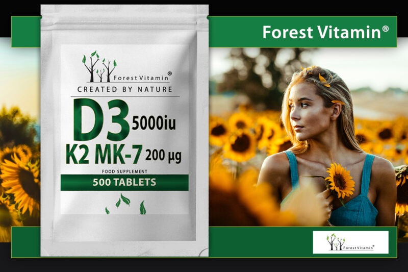 Forest Vitamin® Vitamin D3 5000 iu K2 MK-7 200 µg - Tablets - Image 8