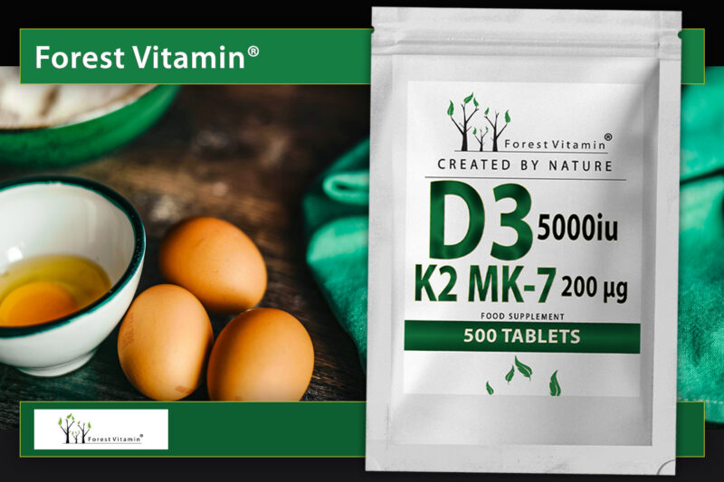 Forest Vitamin® Vitamin D3 5000 iu K2 MK-7 200 µg - Tablets - Image 11