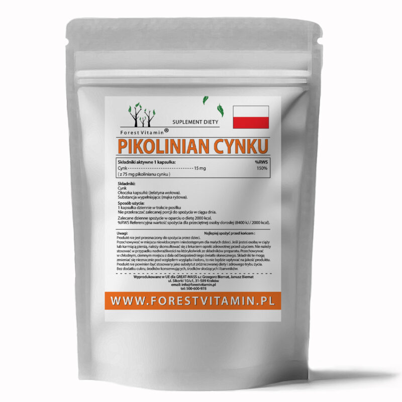 Forest Vitamin® Zinc Picolinate 15 mg - Capsules - Image 2