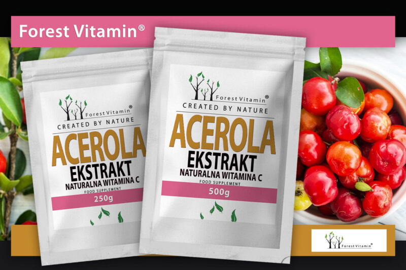 Forest Vitamin® Acerola Ekstrakt - Proszek - obrazek 7