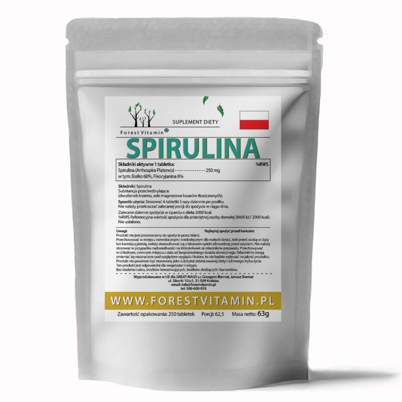 Forest Vitamin® Spirulina 250 mg - 250 Tablets - Image 2