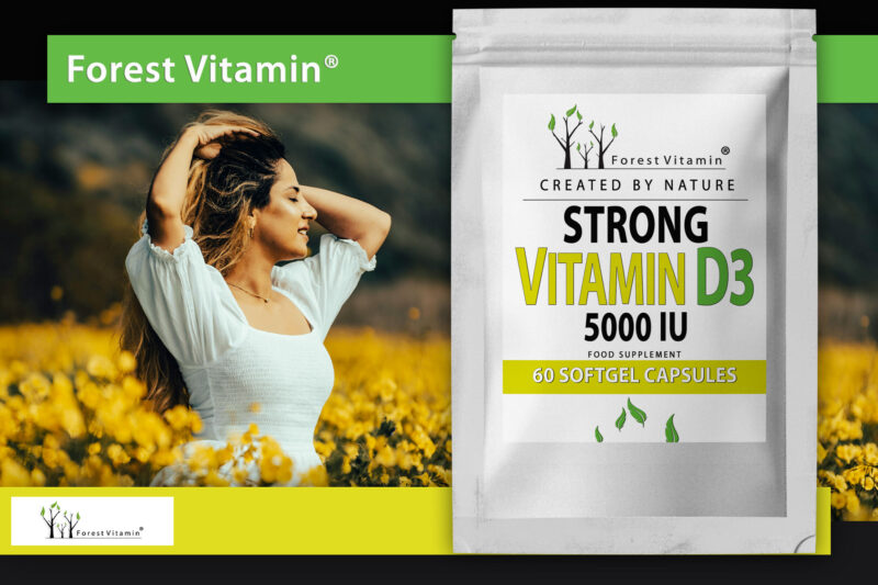 Forest Vitamin® Witamina D3 5000 iu - Softgel Kapsułki - obrazek 10