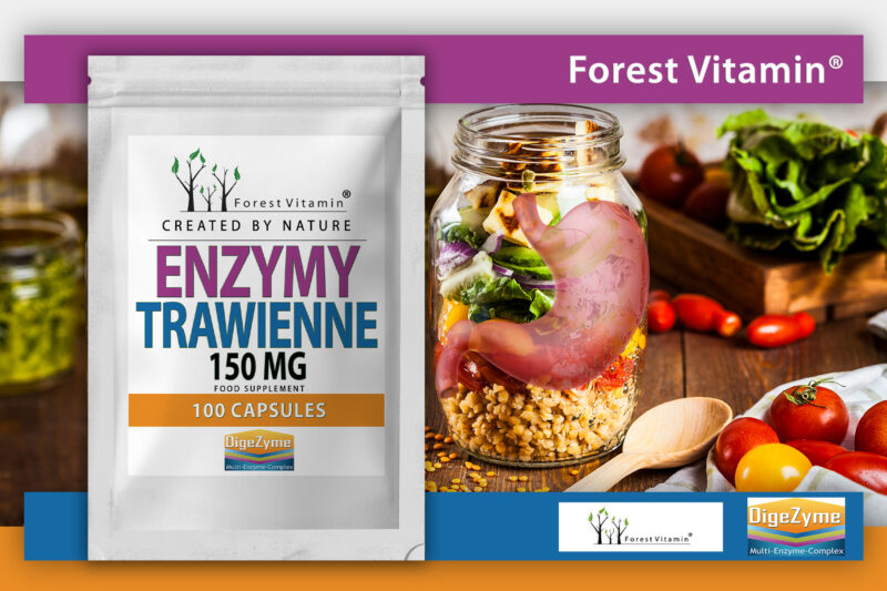 Forest Vitamin® Digestive Enzymes 150 mg - 100 Capsules - Image 6