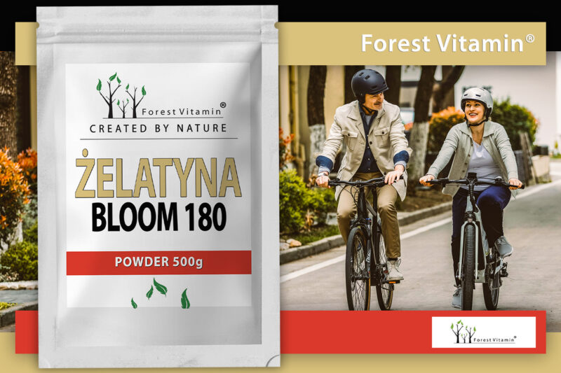 Forest Vitamin® ŻELATYNA SPOŻYWCZA WIEPRZOWA - 500g Proszek - obrazek 8