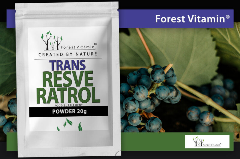 Forest Vitamin® Trans Resweratrol - 20g w Proszku - obrazek 9