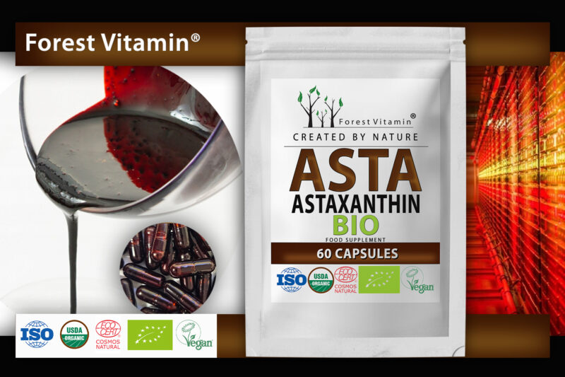 Forest Vitamin® Astaksantyna BIO WEGAN 12 mg - 60 Kapsułek Olejowych - obrazek 8