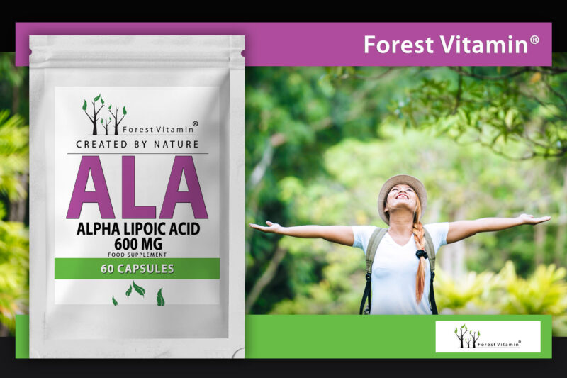Forest Vitamin® KWAS ALFA LIPONOWY (ALA) 600 mg - 60 Kapsułek - obrazek 6
