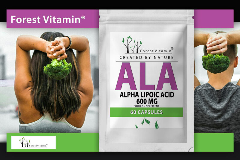 Forest Vitamin® KWAS ALFA LIPONOWY (ALA) 600 mg - 60 Kapsułek - obrazek 7
