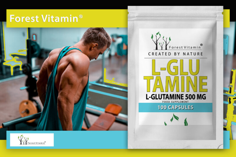 Forest Vitamin® L-GLUTAMINE 500 mg - 100 Capsules - Image 7