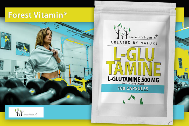 Forest Vitamin® L-GLUTAMINE 500 mg - 100 Capsules - Image 9