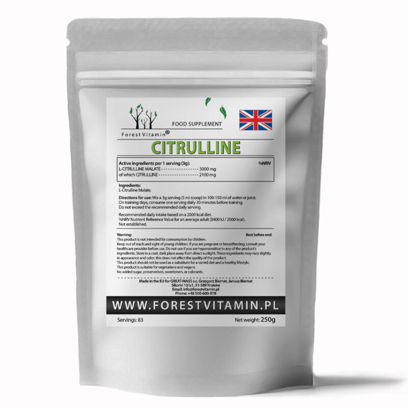 Forest Vitamin® CITRULLINE MALATE - 250g Powder - Image 3
