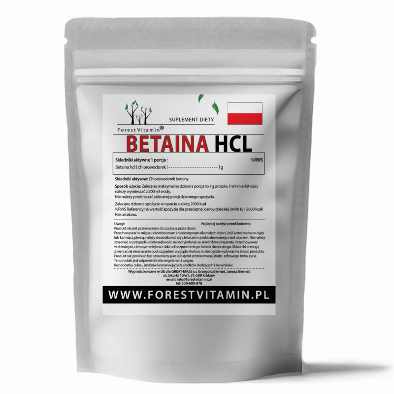 Forest Vitamin® BETAINA HCL - Proszek - obrazek 2