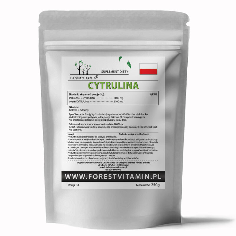 Forest Vitamin® CITRULLINE MALATE - 250g Powder - Image 2