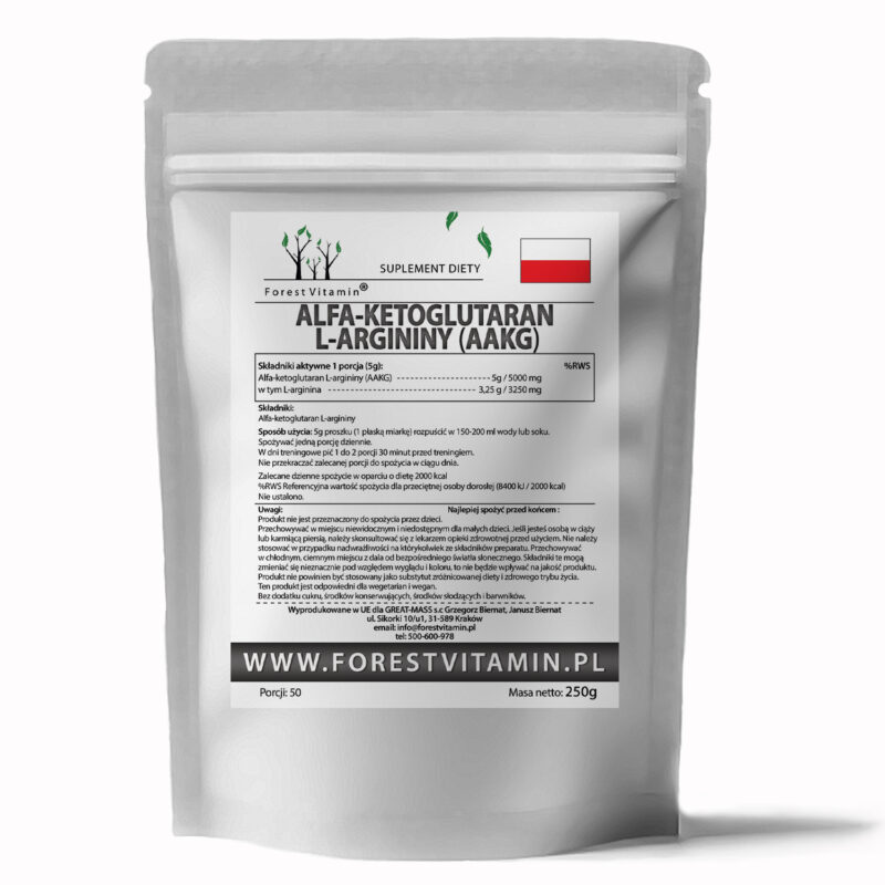 Forest Vitamin® AAKG - 250 gram w Proszku - obrazek 2