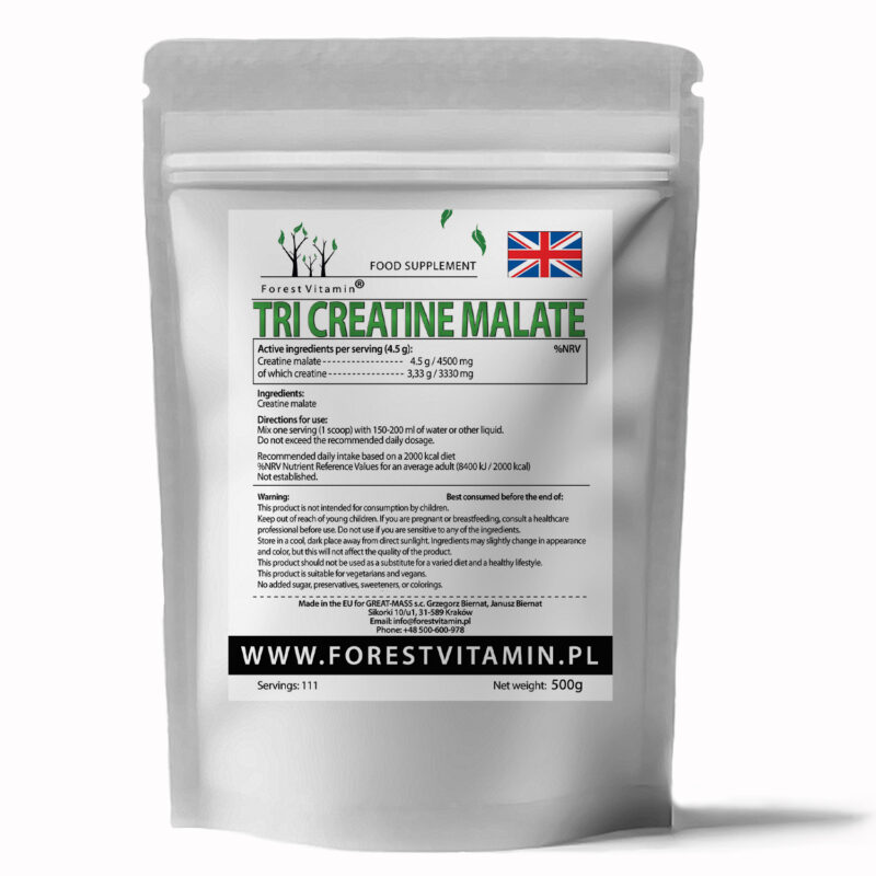 Forest Vitamin® - TCM - (Tri Creatine Malate) - 500 grams in powder form - Image 3