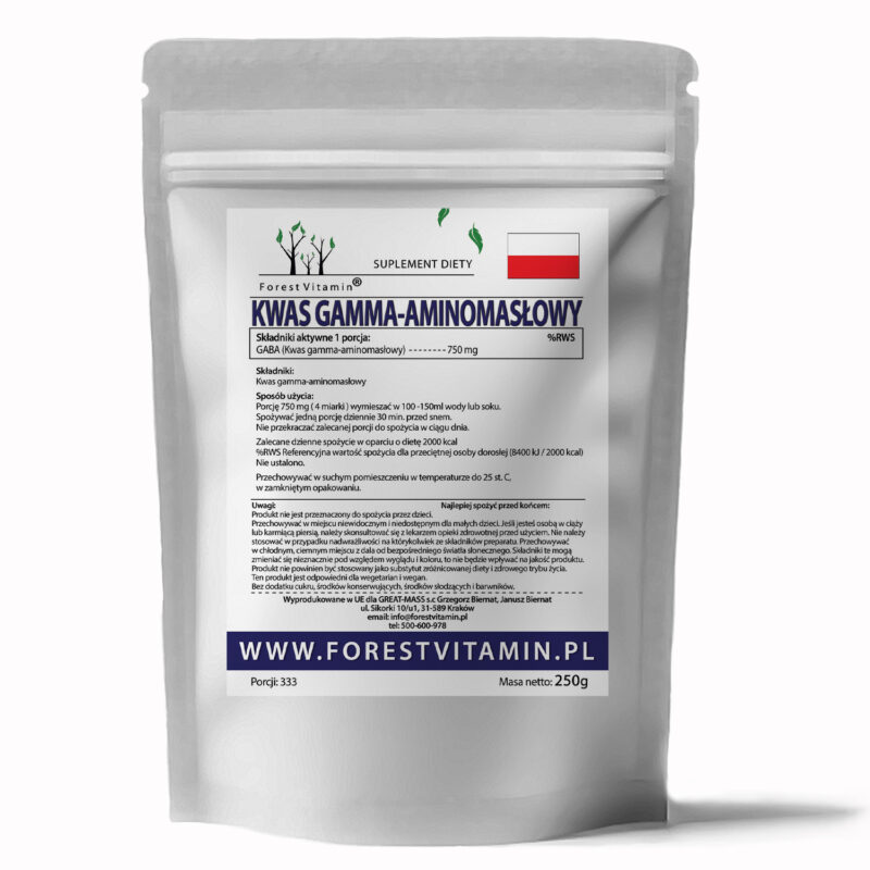 Forest Vitamin® GABA 250 gram w Proszku - obrazek 2