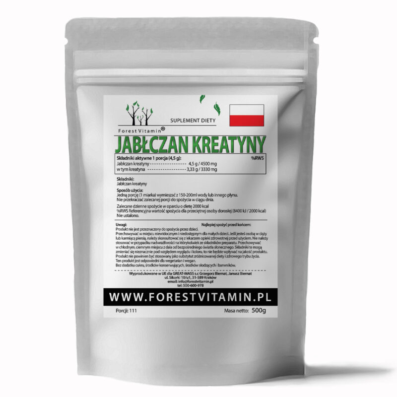 Forest Vitamin® - TCM - (Tri Creatine Malate) - 500 grams in powder form - Image 2