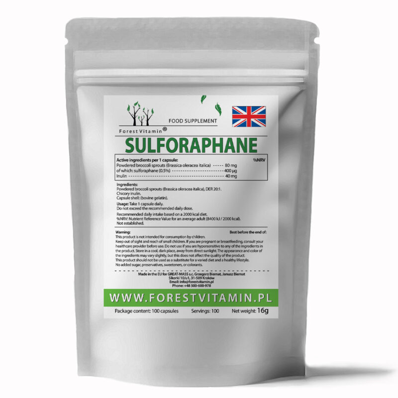 Forest Vitamin® Sulforafan 400 µg - 100 Kapsułek - obrazek 3