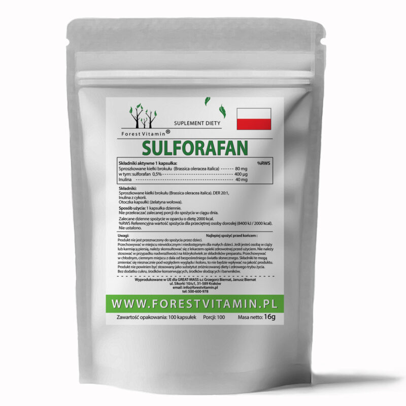 Forest Vitamin® Sulforafan 400 µg - 100 Kapsułek - obrazek 2