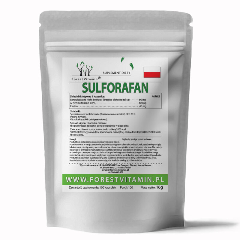 Forest Vitamin® Sulforafan 400 µg - 100 Kapsułek - obrazek 2